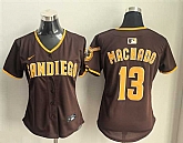 Women's San Diego Padres #13 Manny Machado Brown Limited Stitched Jersey,baseball caps,new era cap wholesale,wholesale hats